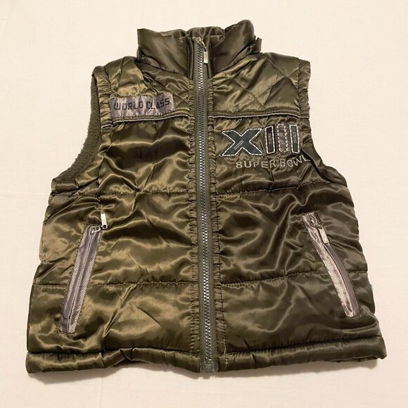 OK Yo Yos Kids Boys Small Vest Superbowl Zip Up - Picture 16 of 16